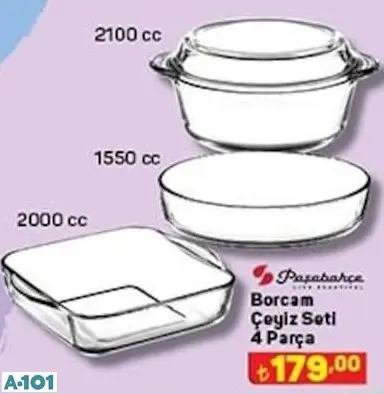 PAŞABAHÇE BORCAM ÇEYİZ SETİ